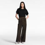 Monogram Straight-Cut Jeans