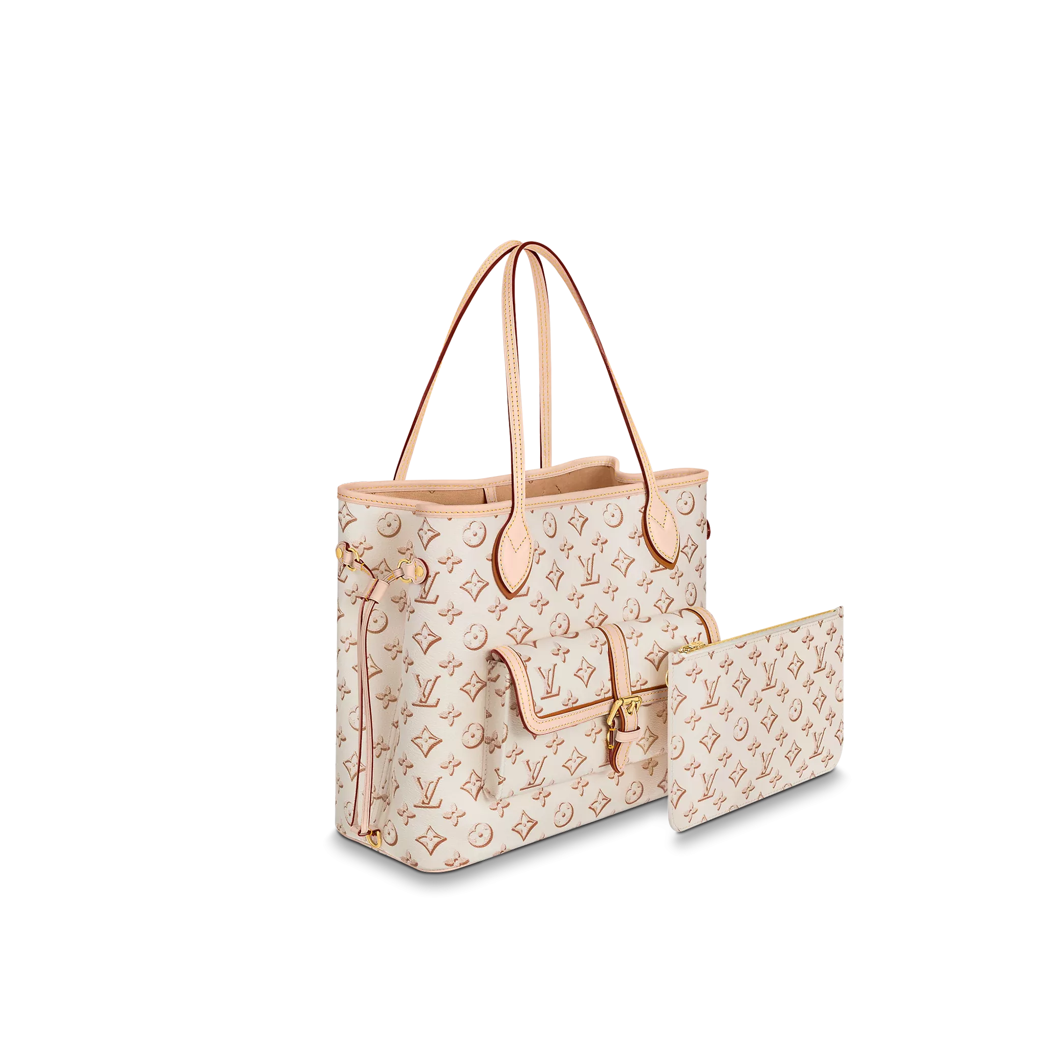 Neverfull MM Beige
