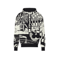 Parisian Collage Jacquard Hoodie