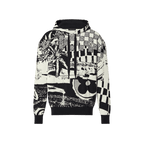 Parisian Collage Jacquard Hoodie