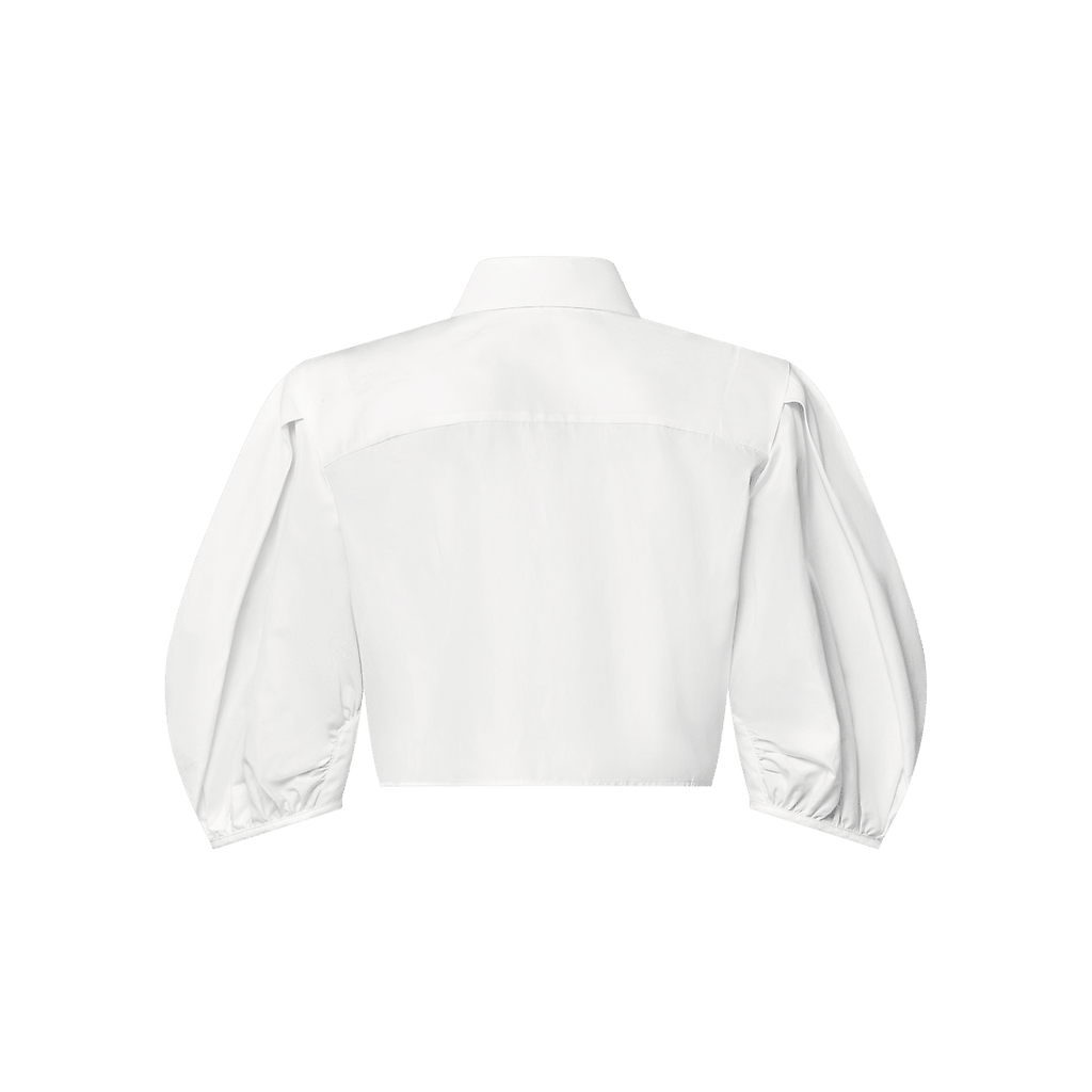 LV Puff-Sleeve Blouse