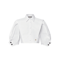 LV Puff-Sleeve Blouse