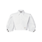 LV Puff-Sleeve Blouse