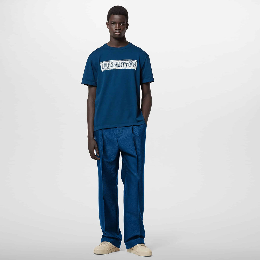 Short-Sleeved Cotton Crewneck