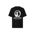 Short-Sleeved Cotton Intarsia Crewneck