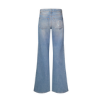 Signature Sequin Accent Flared Jeans