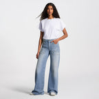 Signature Sequin Accent Flared Jeans