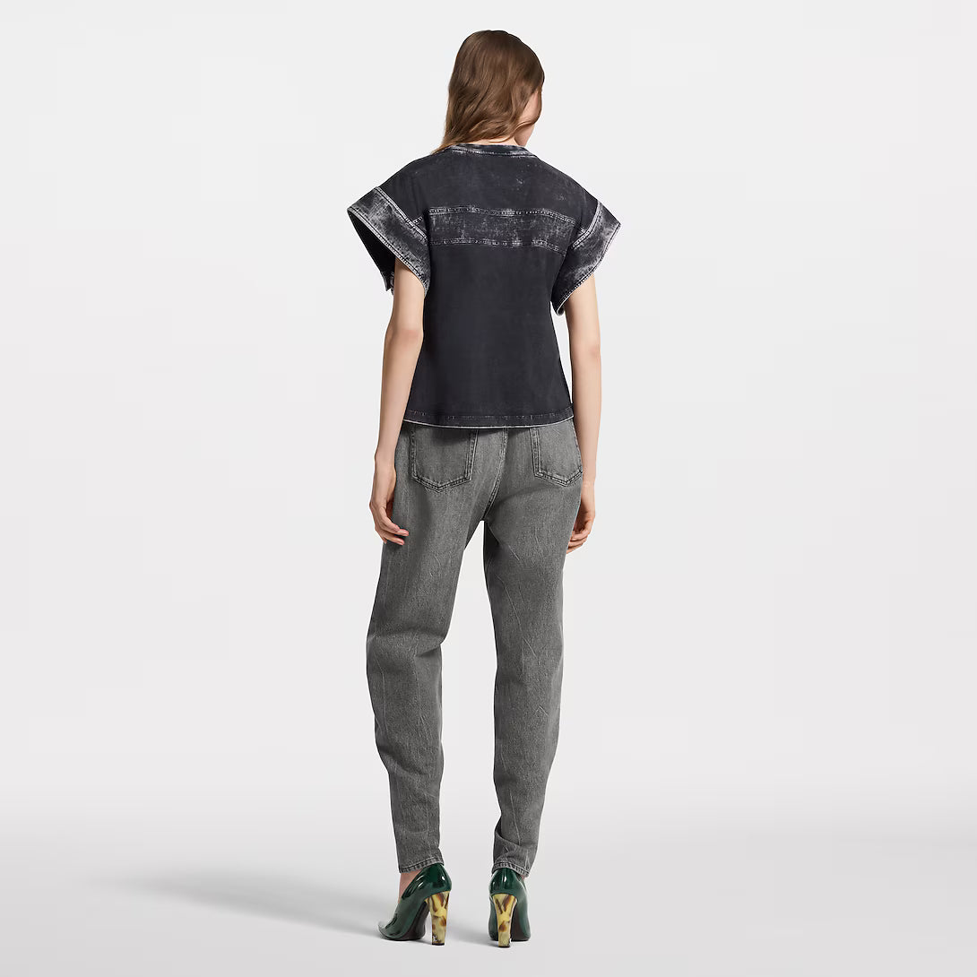 Tapered Balloon Jeans