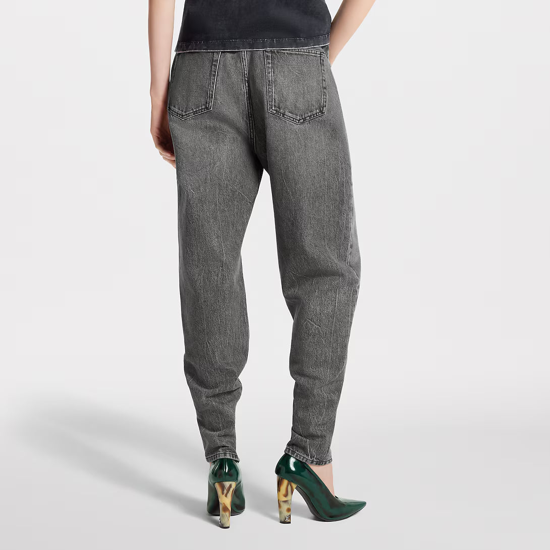 Tapered Balloon Jeans