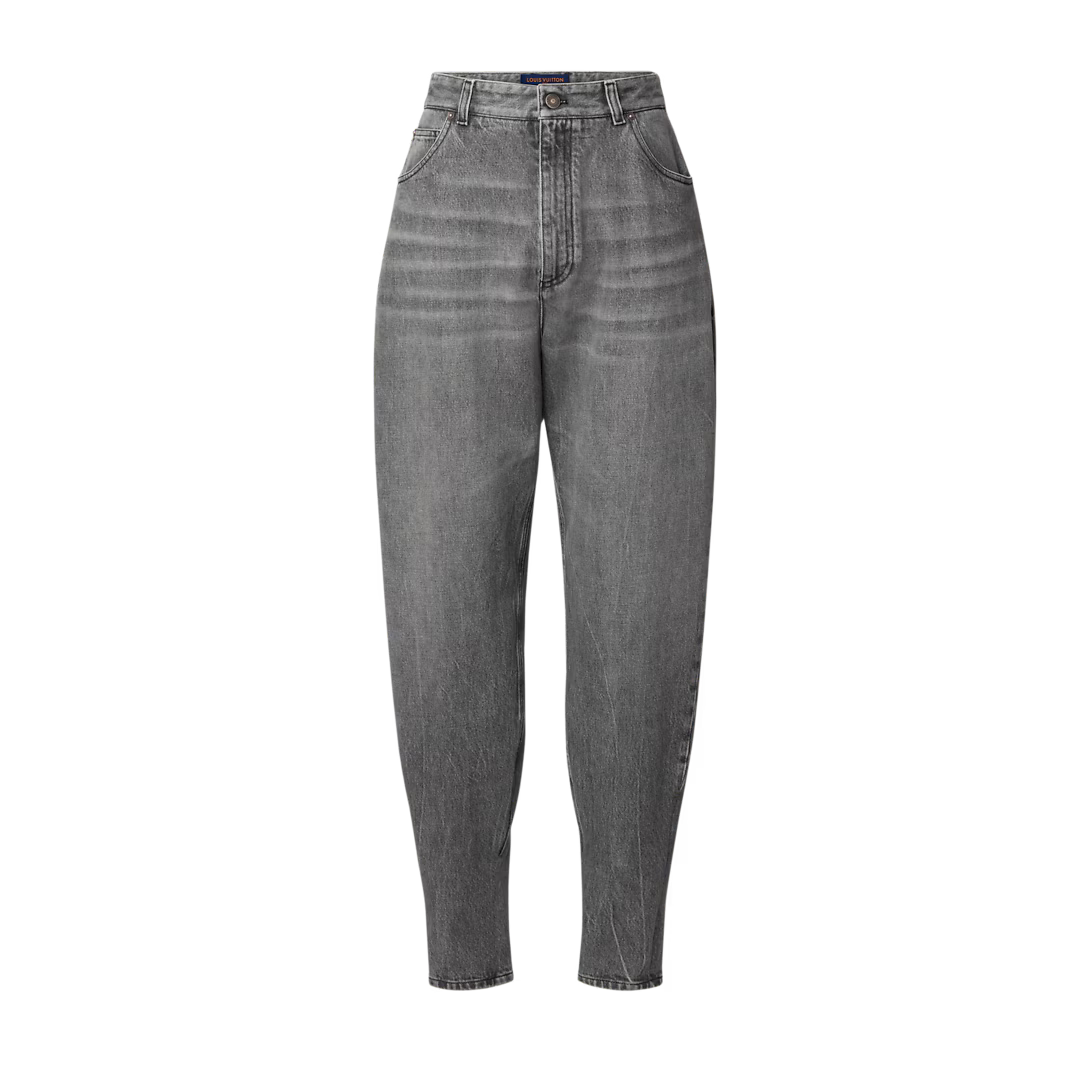 Tapered Balloon Jeans