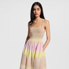 Tie Dye Smocked Dress