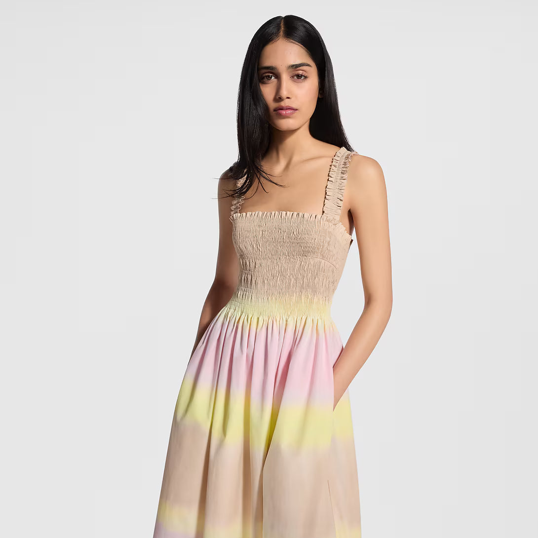Tie Dye Smocked Dress