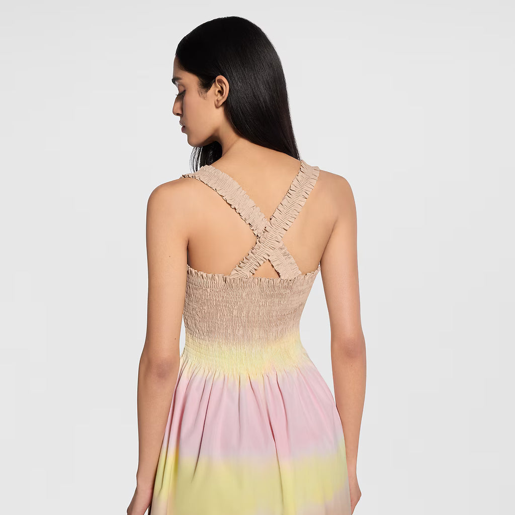 Tie Dye Smocked Dress