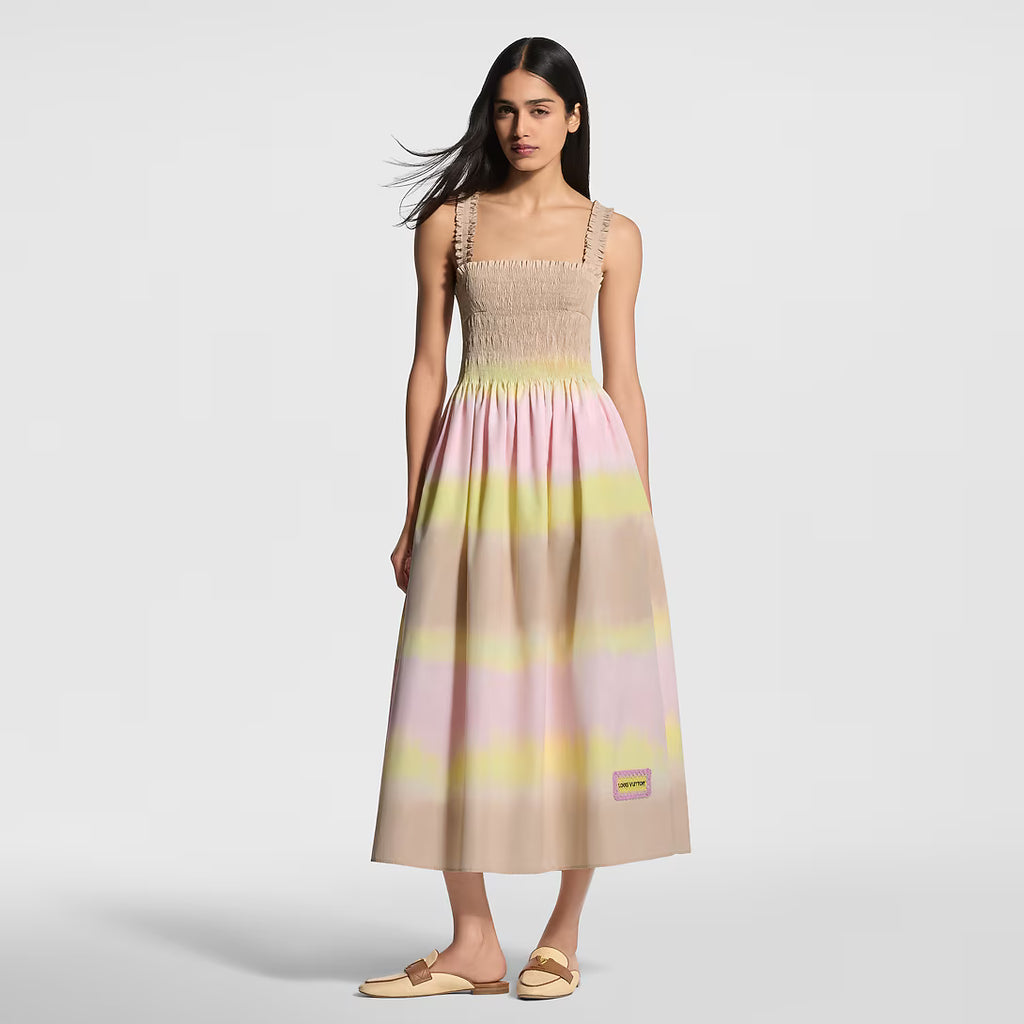 Tie Dye Smocked Dress