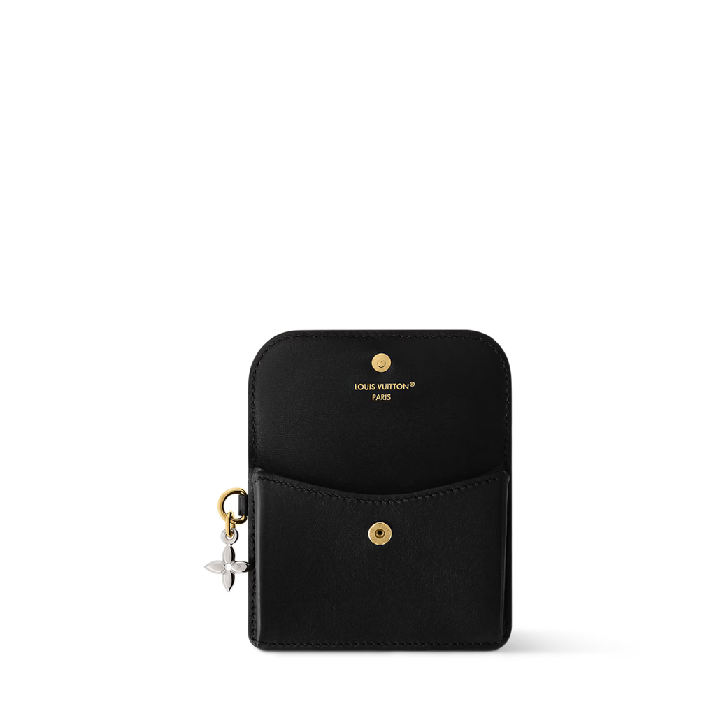 Tiny Recto Verso Card Holder LV Bloom