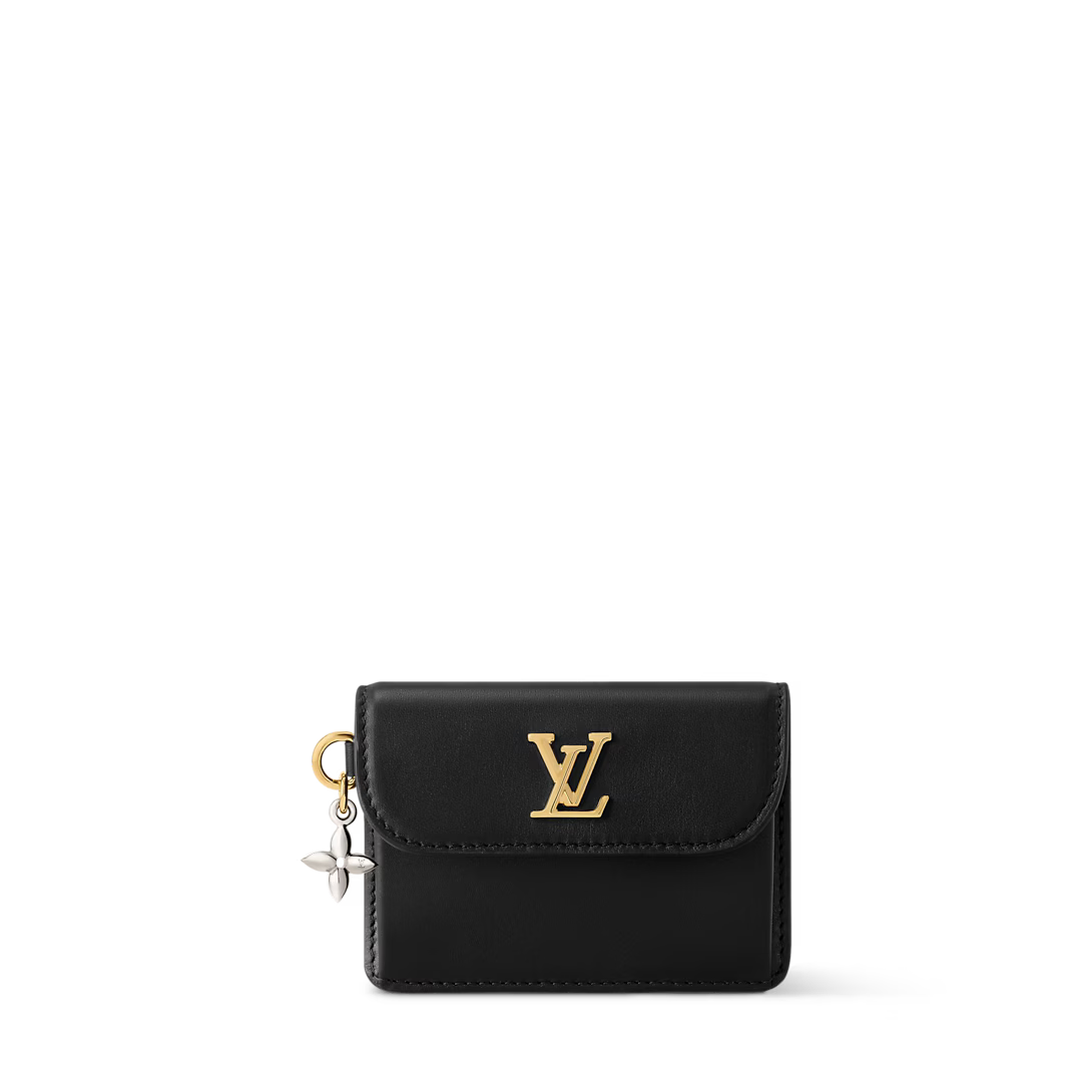 Tiny Recto Verso Card Holder LV Bloom