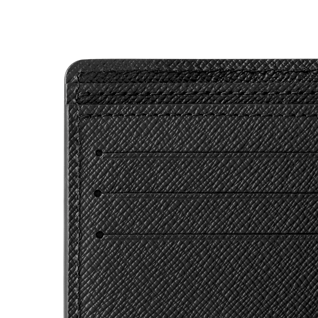 Louis Vuitton Multiple Wallet – Black Taiga Leather