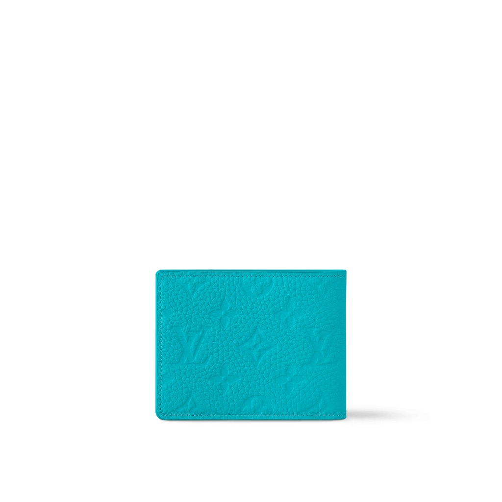 Louis Vuitton Multiple Wallet – Turquoise Taurillon Monogram