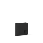 Louis Vuitton Multiple Wallet – LV Aerogram Black Calf Leather