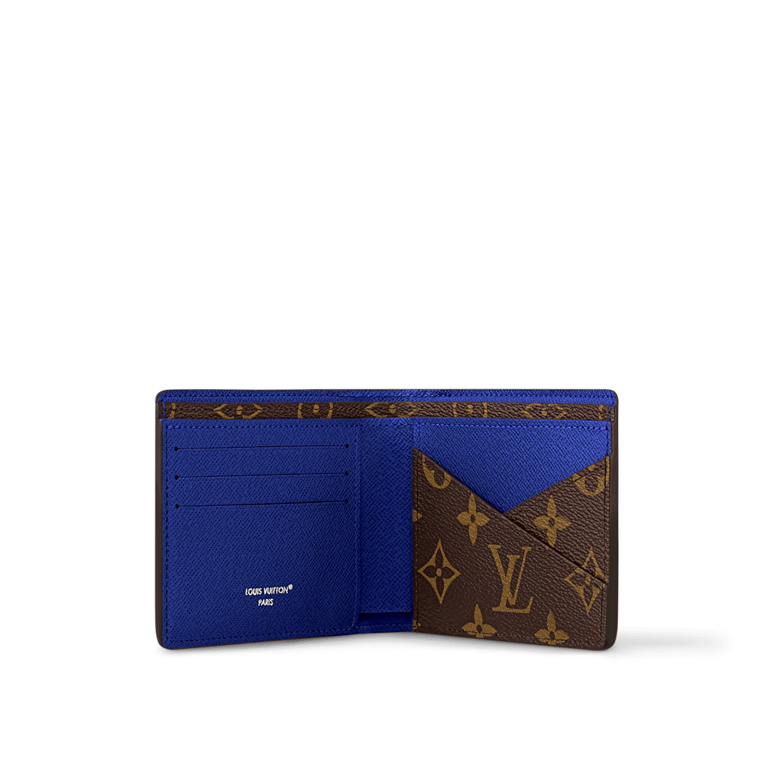 Louis Vuitton Multiple Wallet – Monogram Macassar Indigo Blue