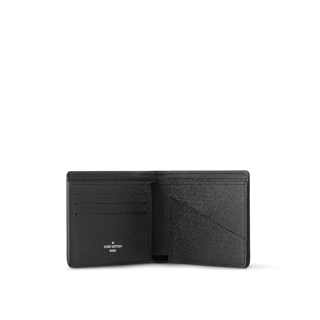 Louis Vuitton Multiple Wallet – Black Taiga Leather