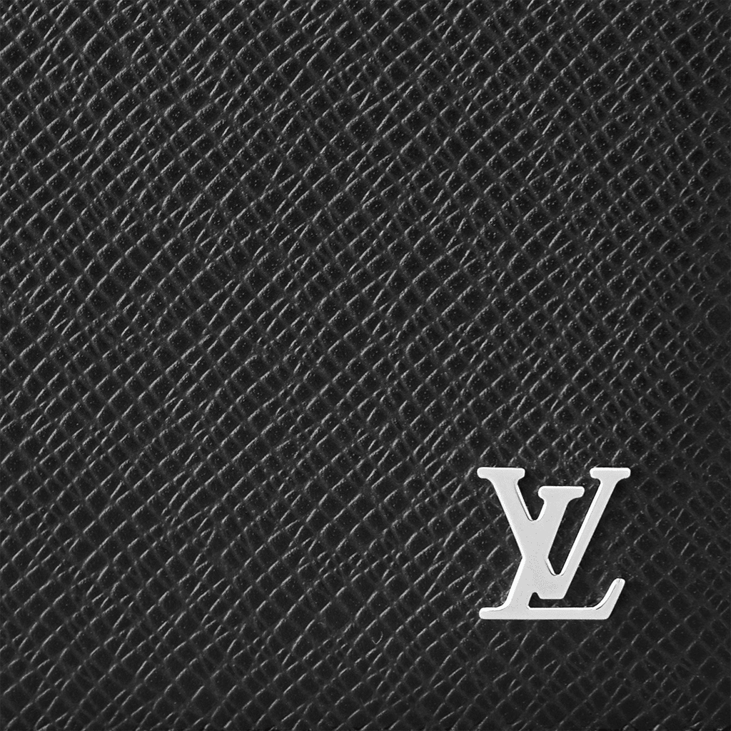 Louis Vuitton Multiple Wallet – Black Taiga Leather