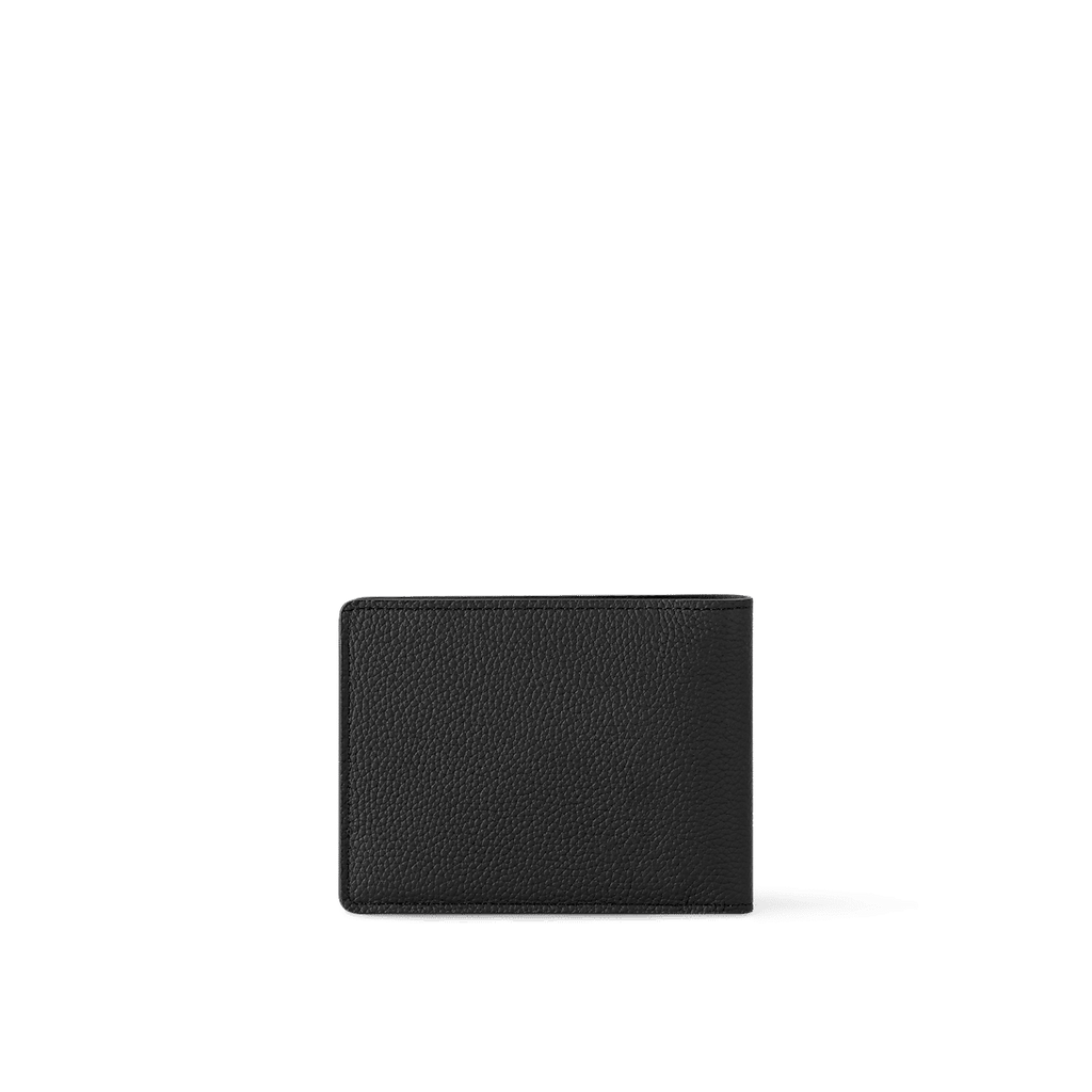 Louis Vuitton Multiple Wallet – LV Aerogram Black Calf Leather