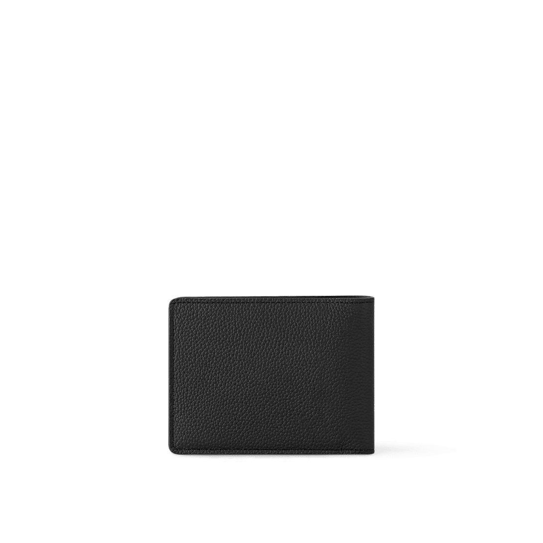 Louis Vuitton Multiple Wallet – LV Aerogram Black Calf Leather