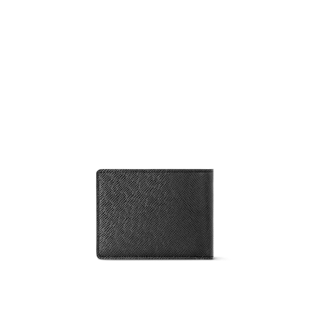 Louis Vuitton Multiple Wallet – Black Taiga Leather
