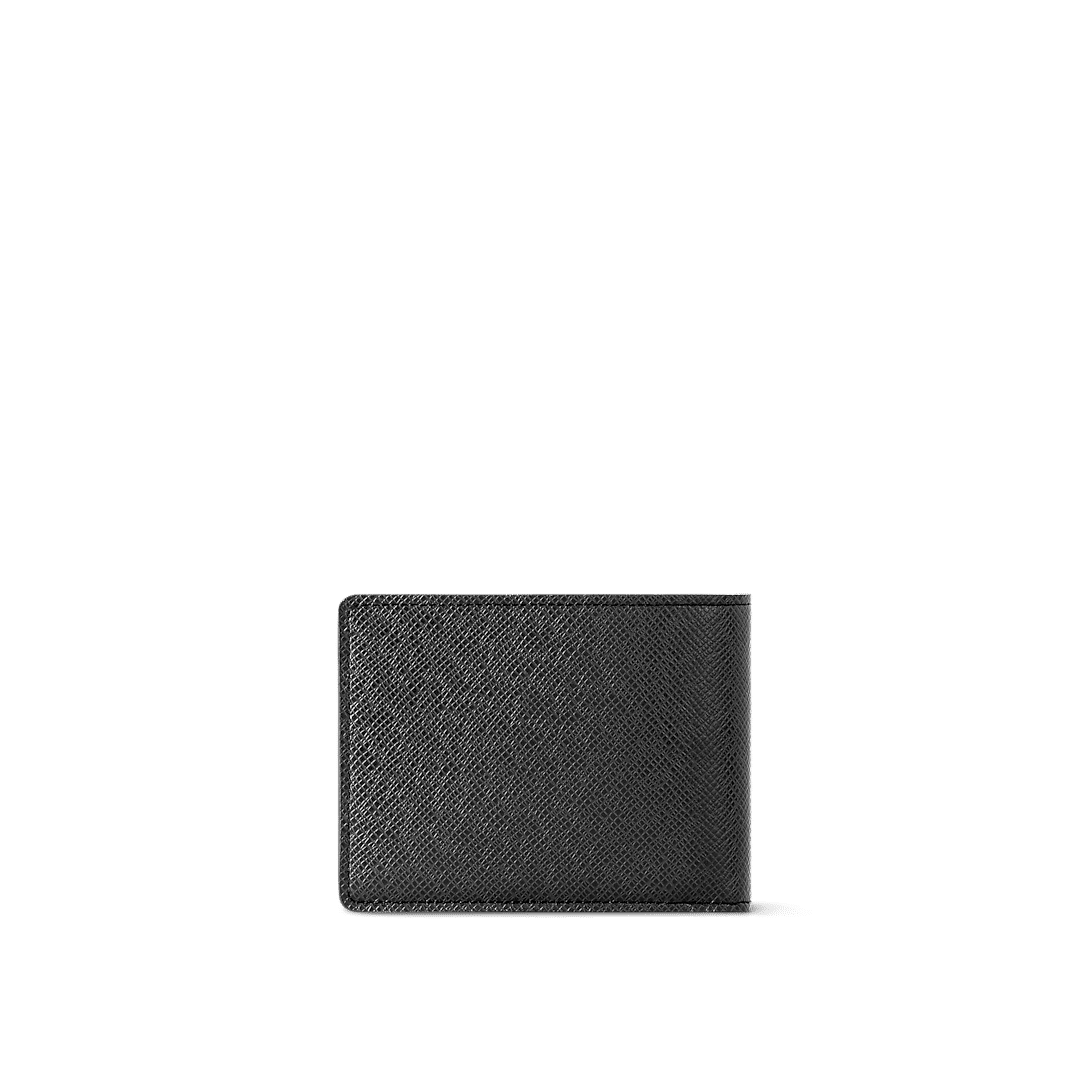 Louis Vuitton Multiple Wallet – Black Taiga Leather