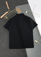 Logo Cotton Polo Shirt Black