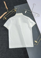 Logo Cotton Polo Shirt White