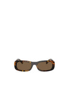 Miu Miu Eyewear tortoiseshell-effect rectangle-frame sunglasses