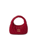 MIU MIU Small Nappa Leather Wander Top-Handle Bag