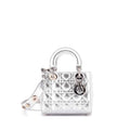 Lady Dior Bag Metallic Cannage Quilt Leather