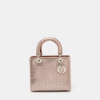 Dior Metallic Rose Gold Micro Cannage