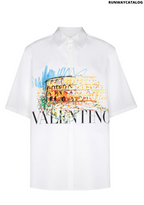 Valentino Roman Sketches print shirt