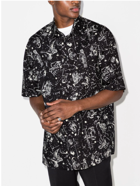 Valentino zodiac map shirt
