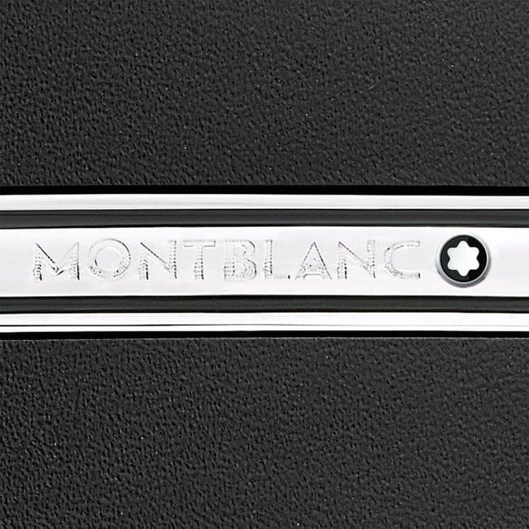 Mont Blanc Black 30 mm leather belt