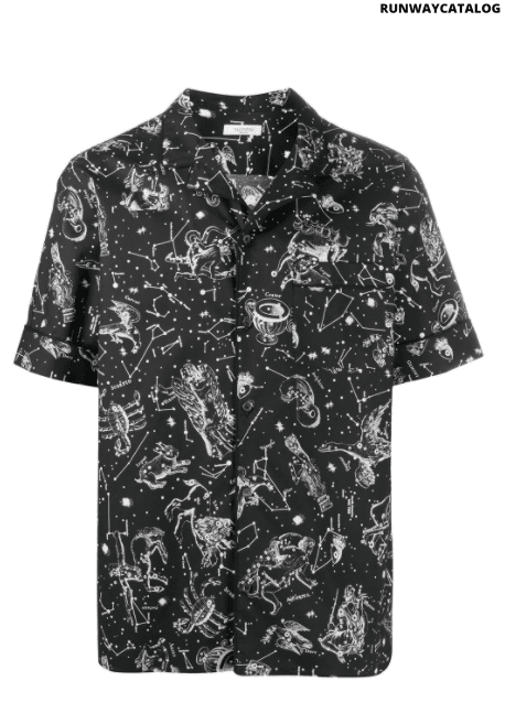 Valentino zodiac map shirt