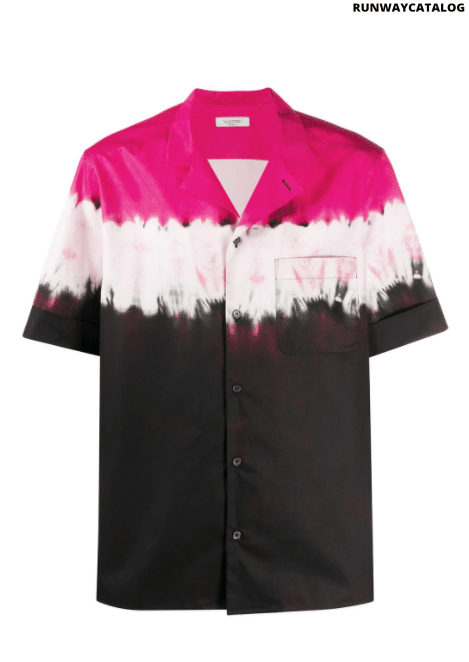 Valentino tie dye print shirt